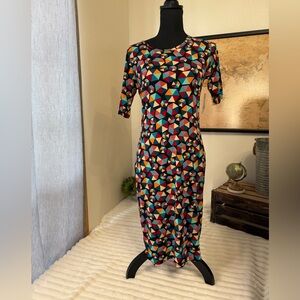 Lularoe Julia geometric dress size small